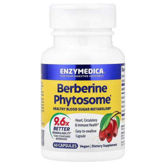 Enzymedica Berberine Phytosome 275 mg 60 Capsules