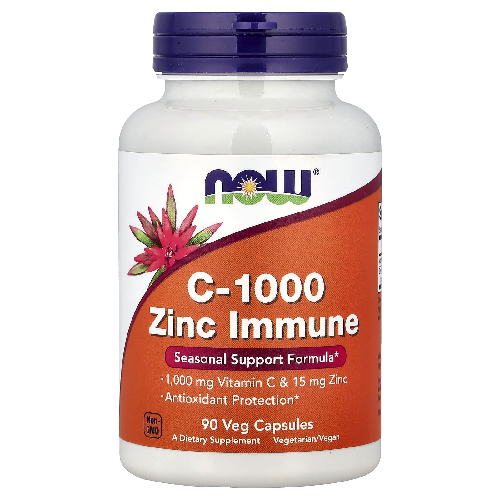 NOW C-1000 Zinc Immune 90 Capsules