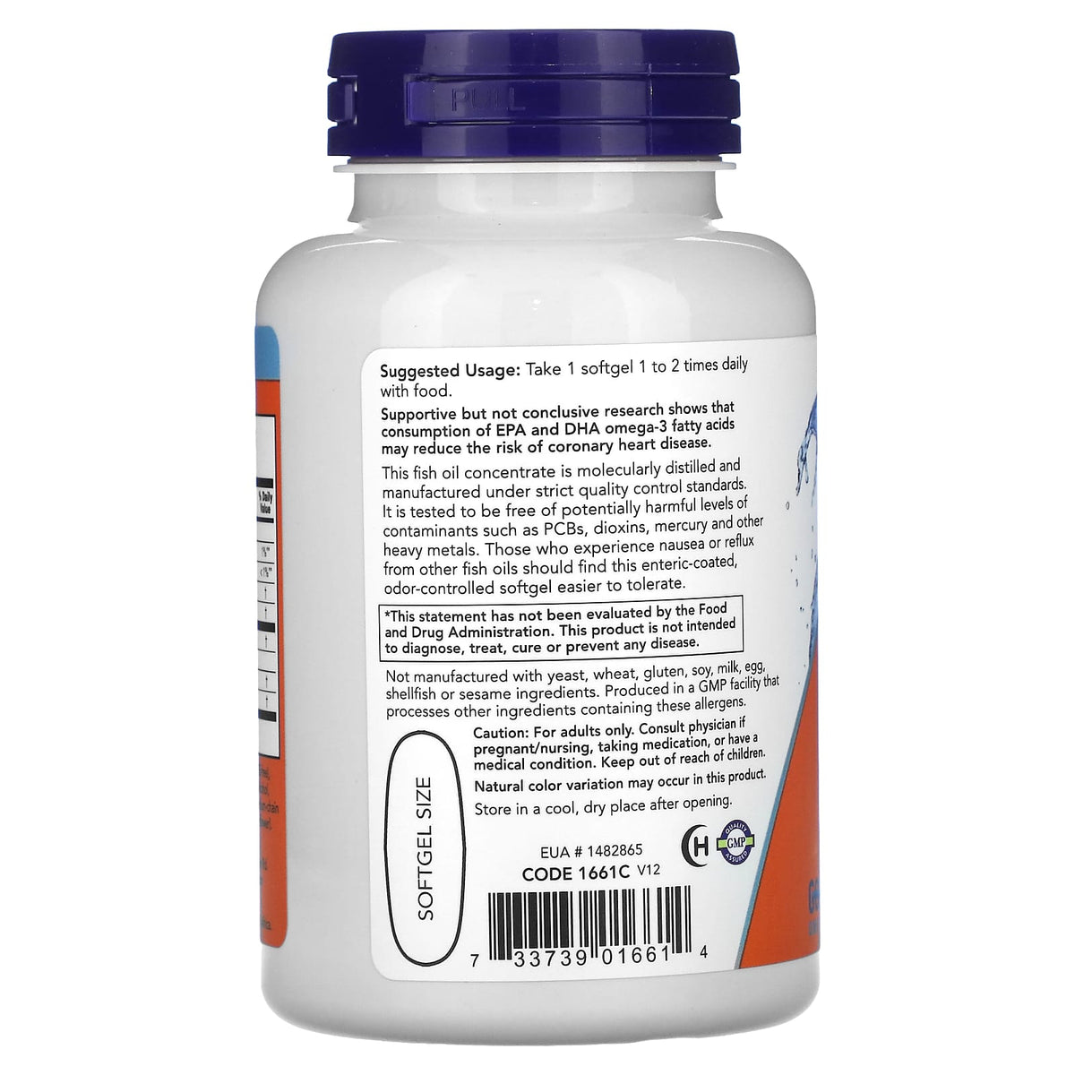 NOW Ultra Omega-3 Fish Oil 90 Softgels