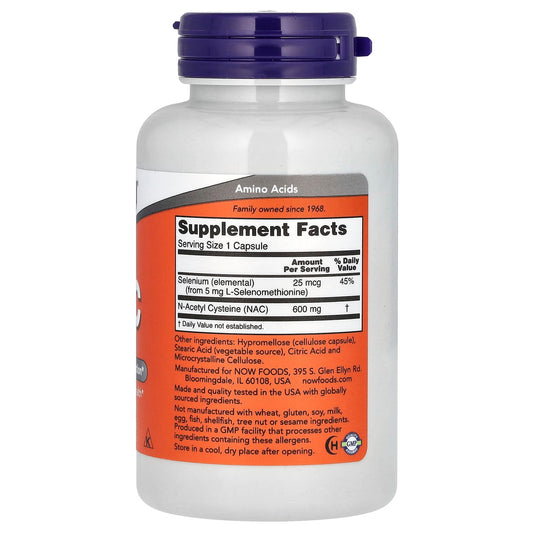 NOW NAC with Selenium 100 Capsules
