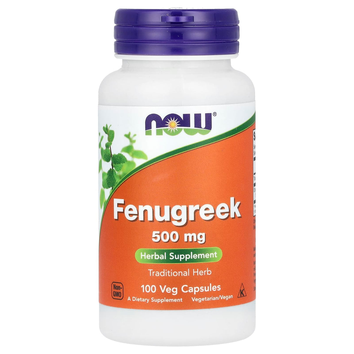 NOW Fenugreek 500 mg 100 Capsules
