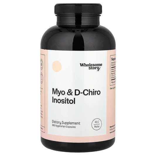 Wholesome Story Myo & D-Chiro Inositol 360 Capsules