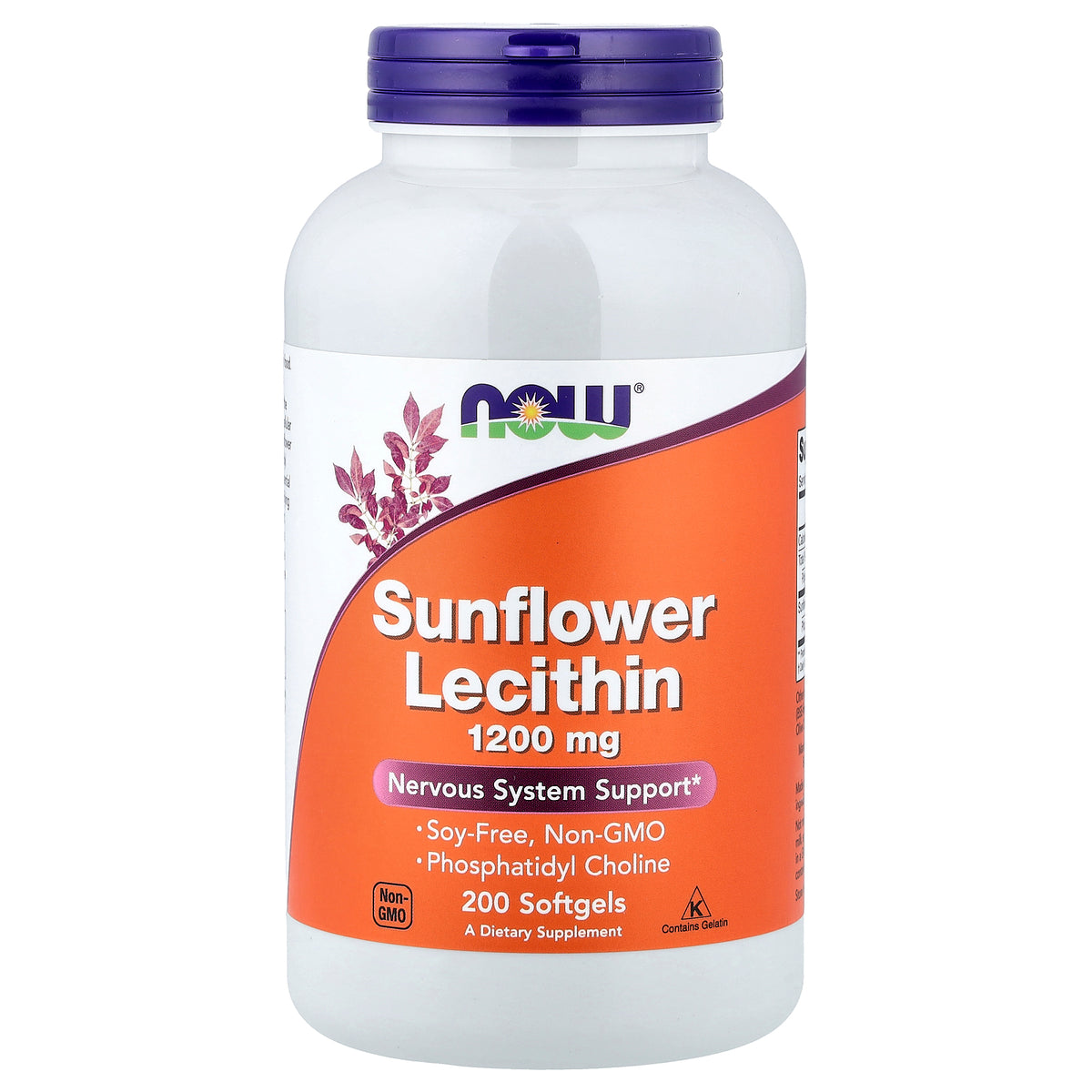 NOW Sunflower Lecithin 200 Softgels