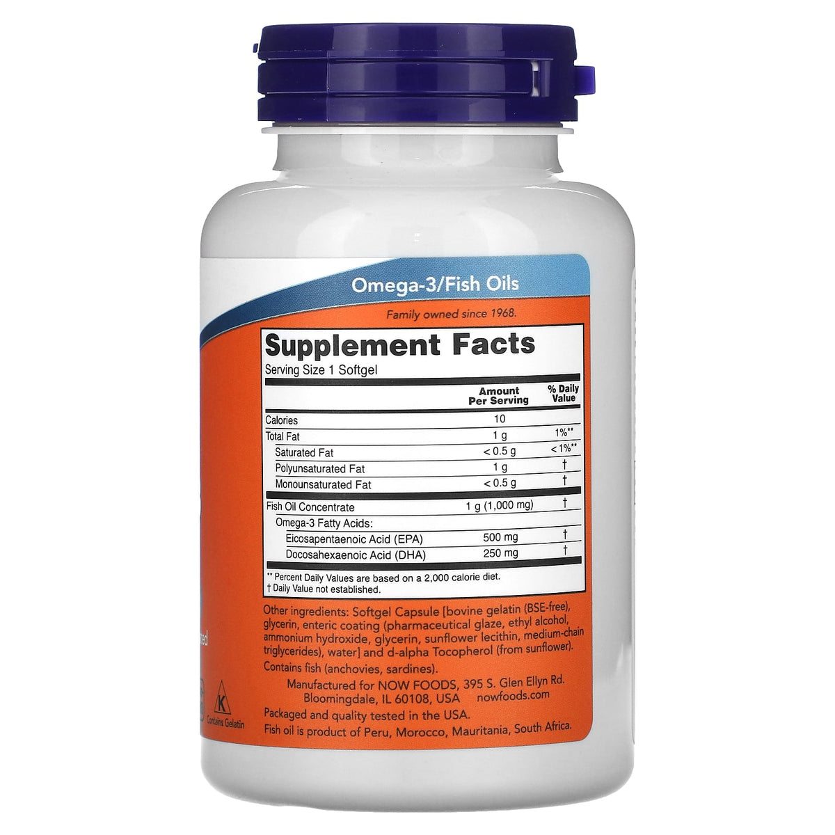 NOW Ultra Omega-3 Fish Oil 90 Softgels