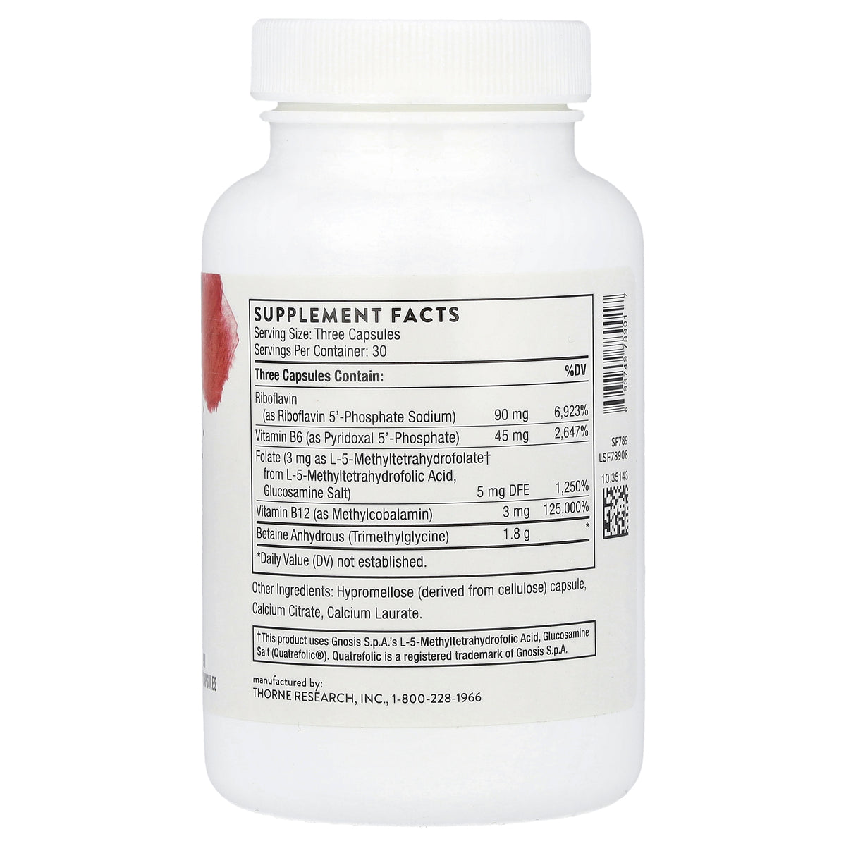 Thorne Methyl-Guard Plus، 90 كبسولة — صورة 2