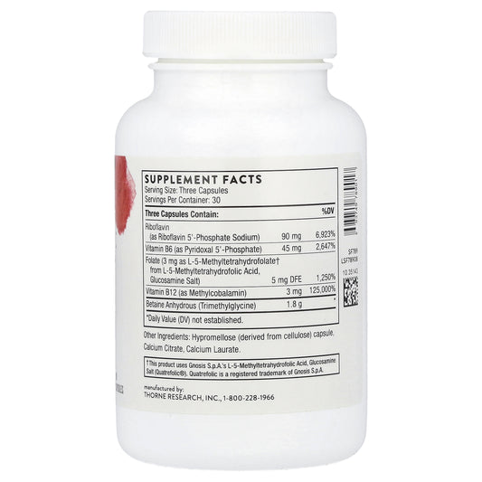 Thorne Methyl-Guard Plus، 90 كبسولة — صورة 2