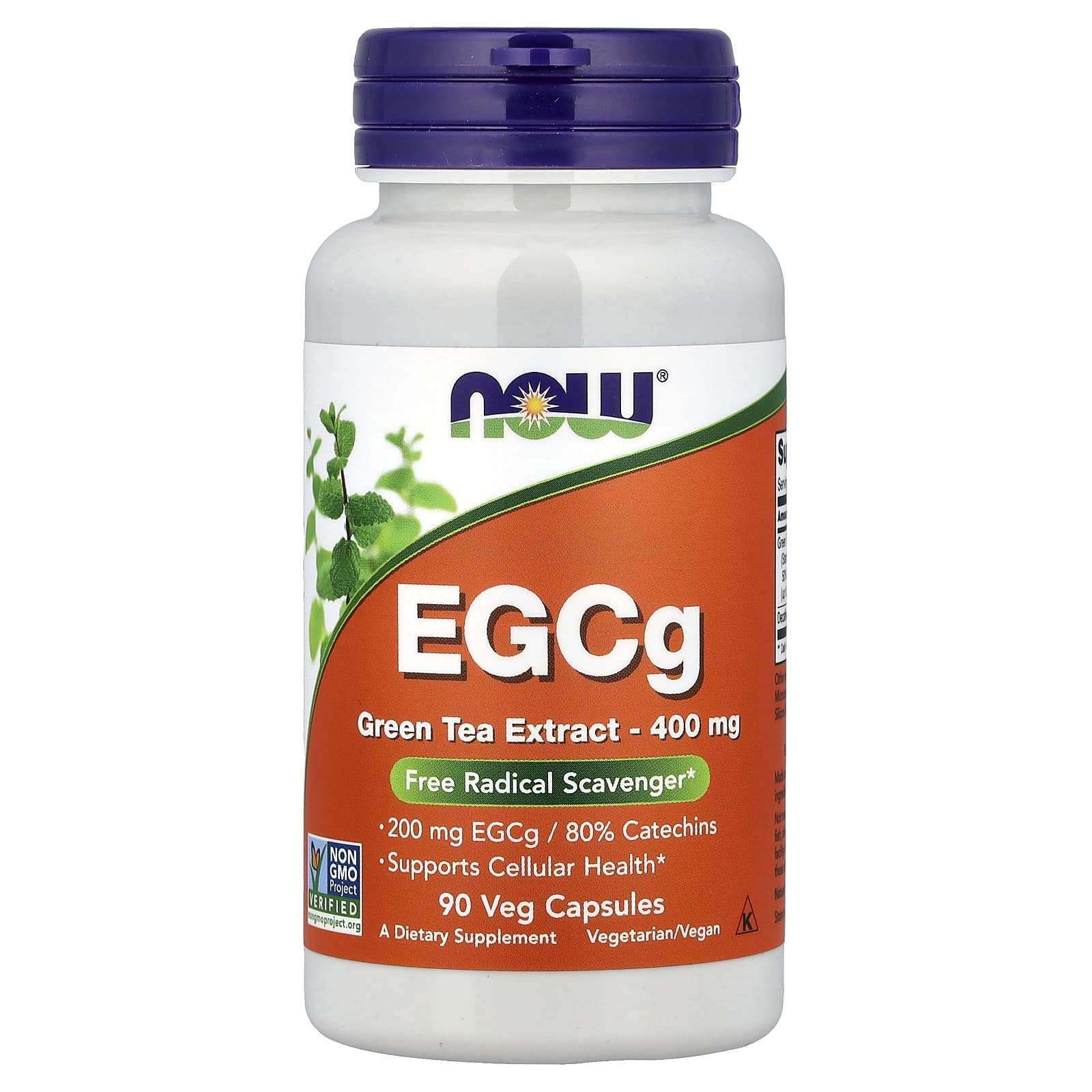 NOW EGCg Green Tea Extract 400 mg 90 Capsules