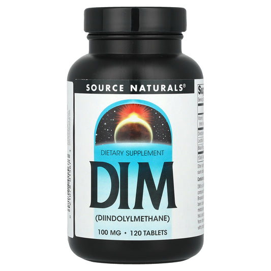 Source Naturals DIM ‏100 ملجم، 120 قرصًا
