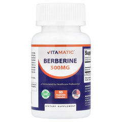 Vitamatic Berberine 500 mg 60 Capsules