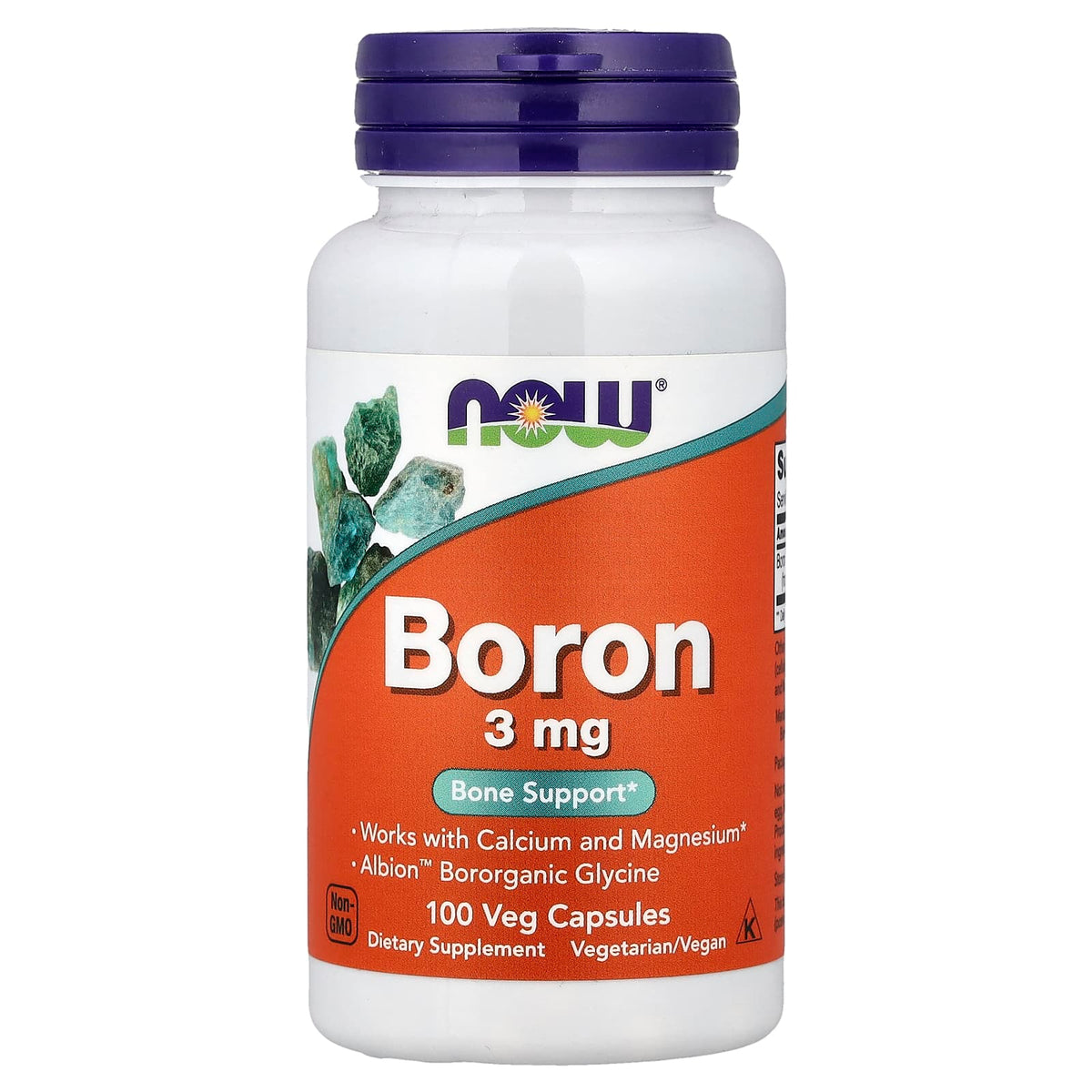 NOW Boron 3 mg 100 Capsules