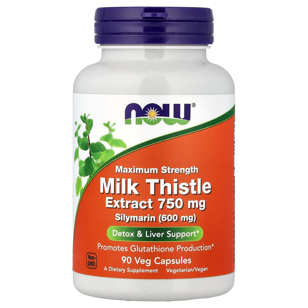 NOW Milk Thistle Extract 750 mg 90 Capsules