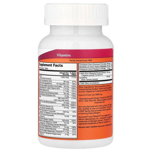 NOW Daily Vits Multi Vitamin & Mineral 100 Tablets