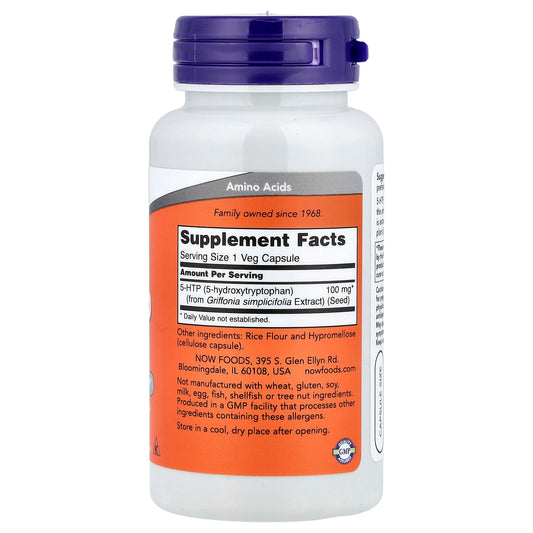 NOW 5-HTP 100 mg 60 Capsules