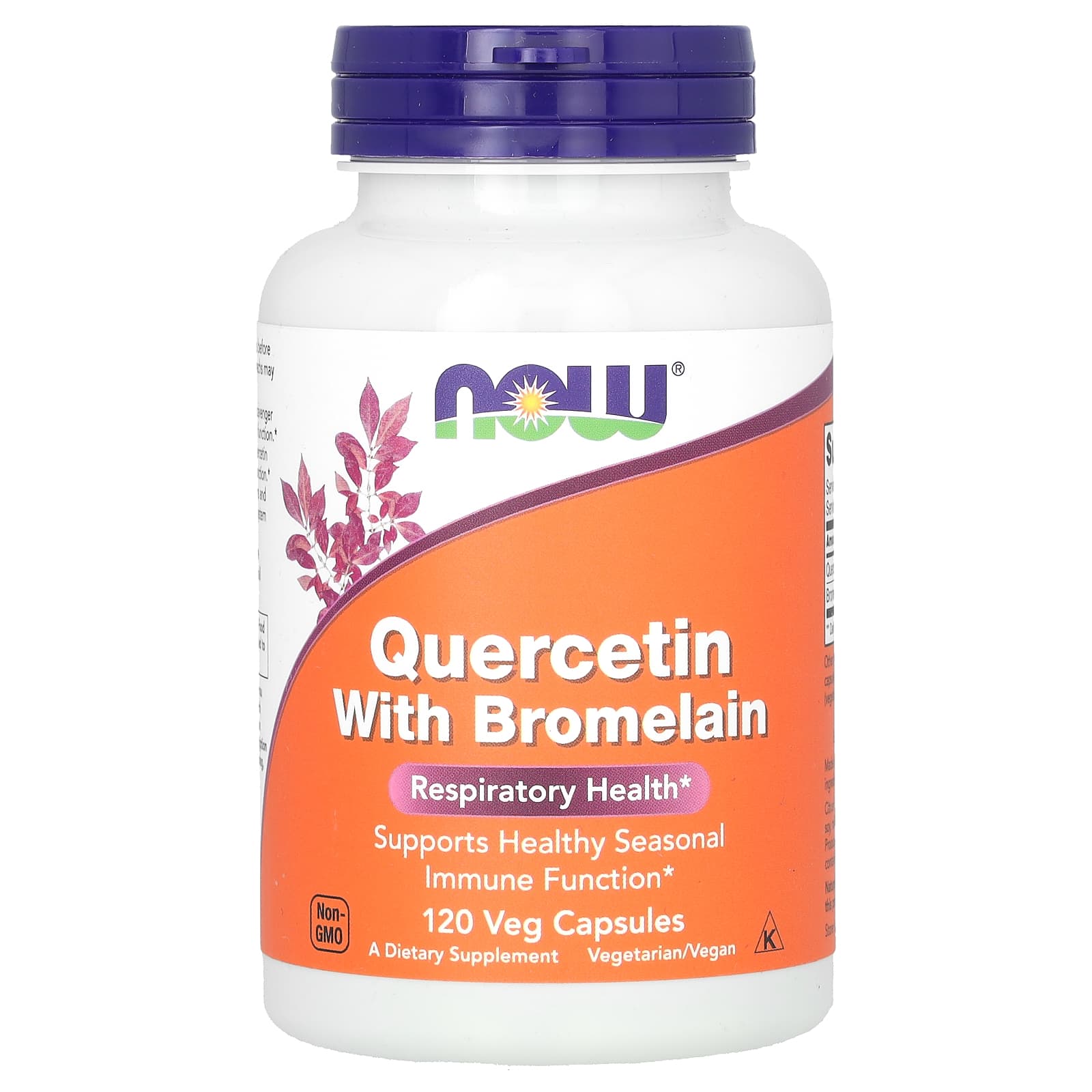 NOW Quercetin with Bromelain 120 Capsules