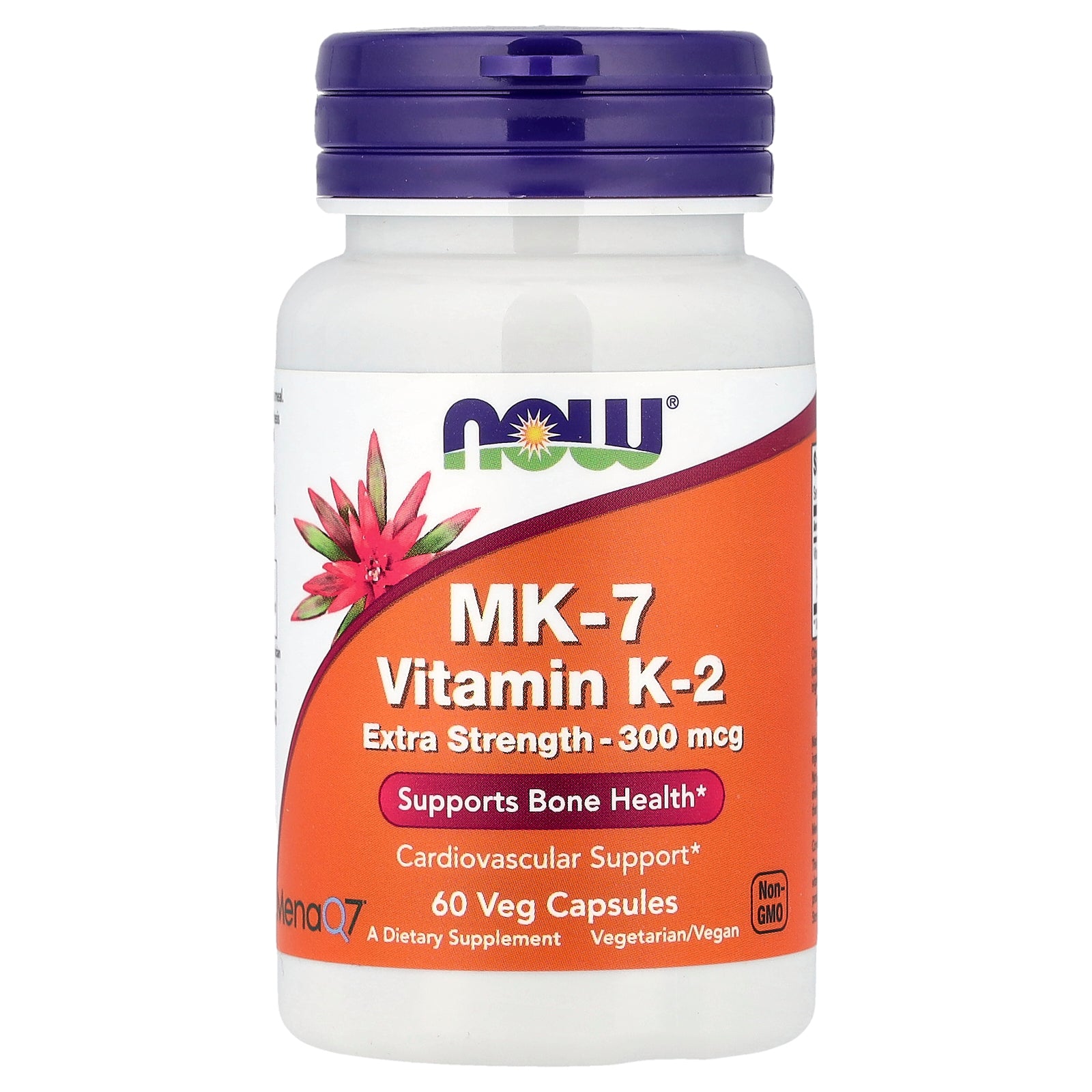 NOW MK-7 Vitamin K-2 300 mcg 60 Capsules
