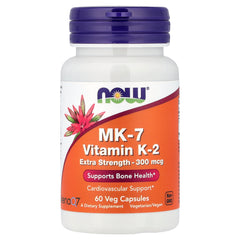 NOW MK-7 Vitamin K-2 300 mcg 60 Capsules