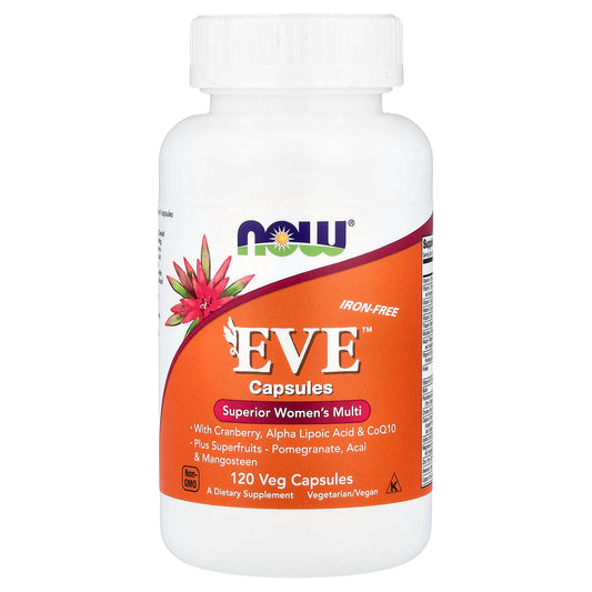 NOW Eve Superior Womens Multi Iron-Free 120 Capsules