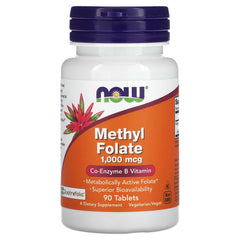 NOW Foods Methyl Folate 1000 mcg 90 Tablets