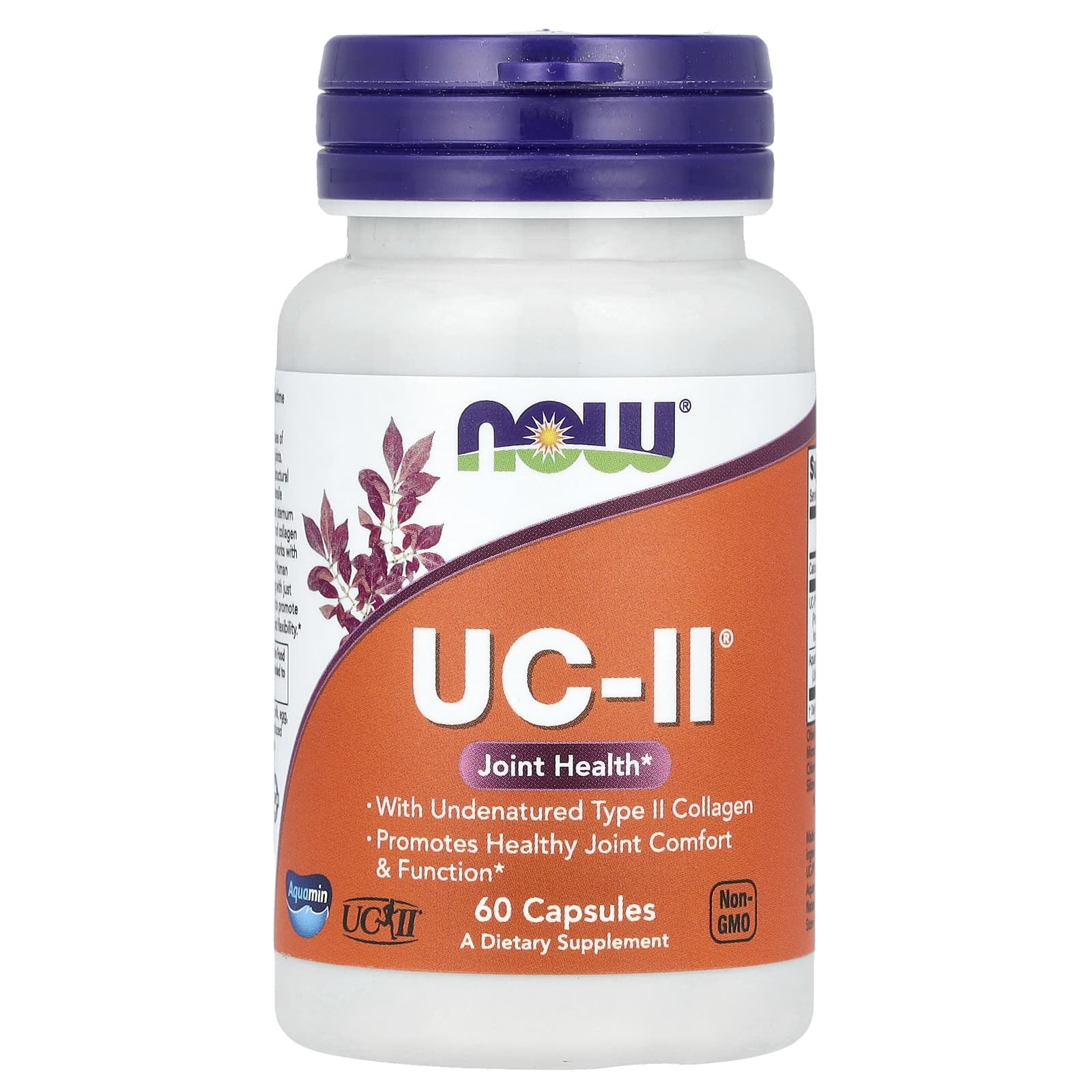 NOW UC-II Joint Health with Undenatured Type II Collagen 60 Capsules