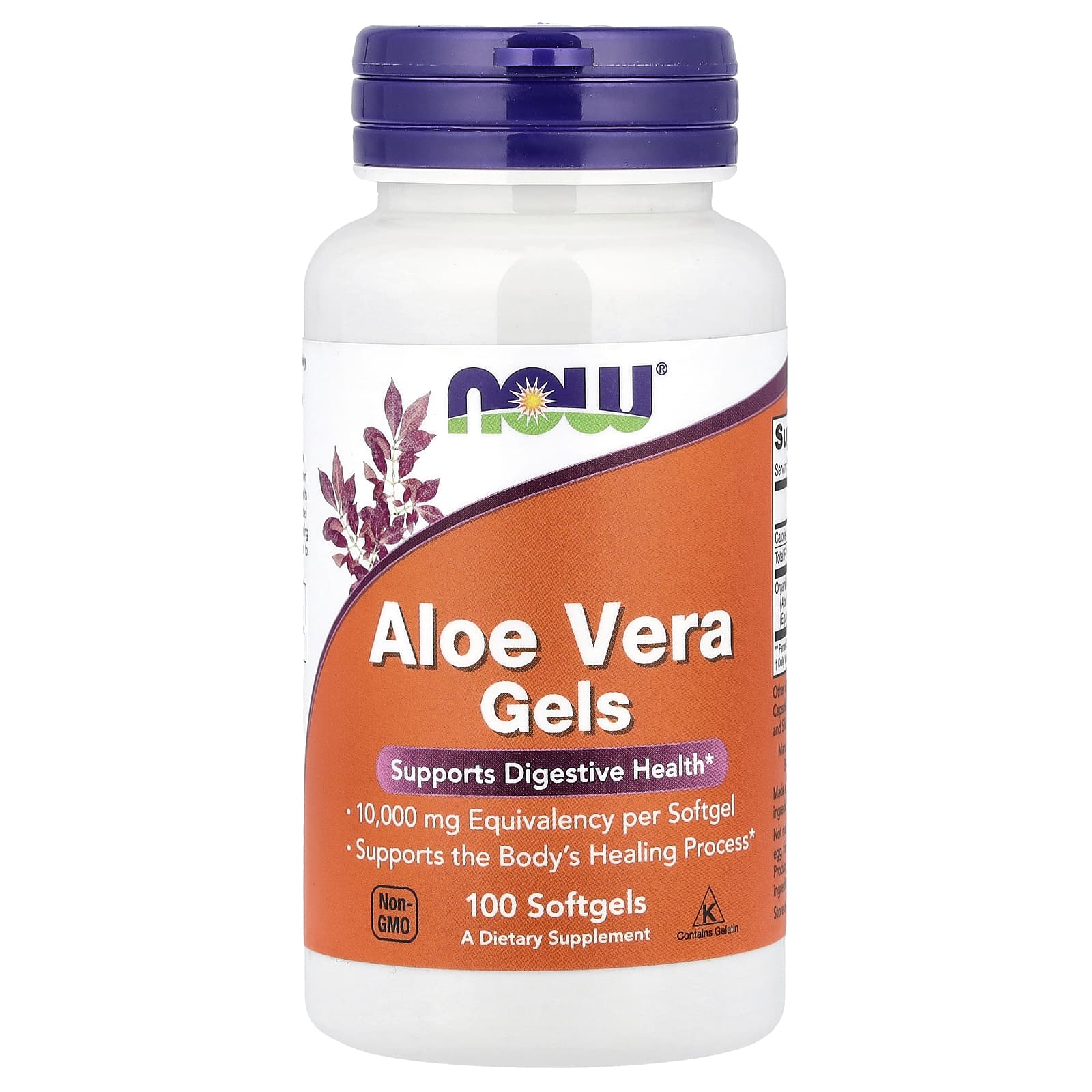 NOW Aloe Vera 50 mg 100 Softgels
