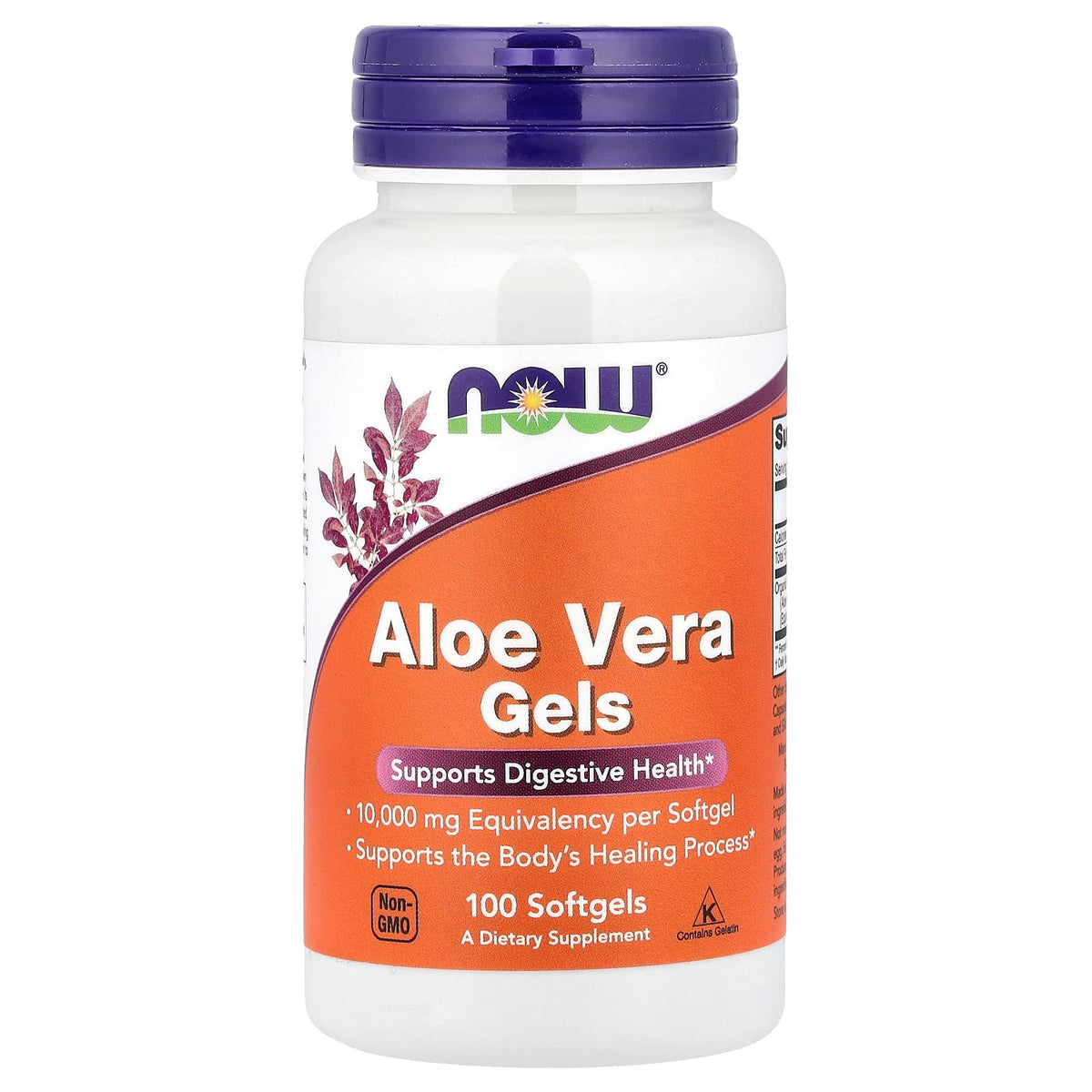 NOW Aloe Vera 50 mg 100 Softgels