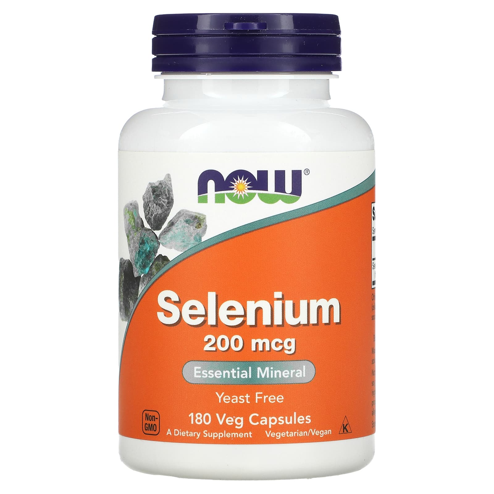 NOW Selenium 200 mcg 180 Capsules