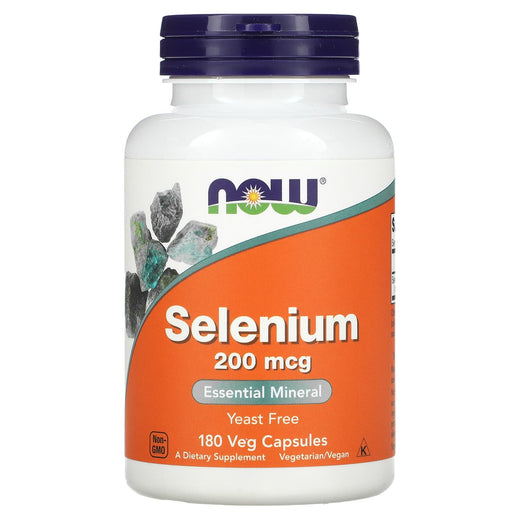 NOW Selenium 200 mcg 180 Capsules