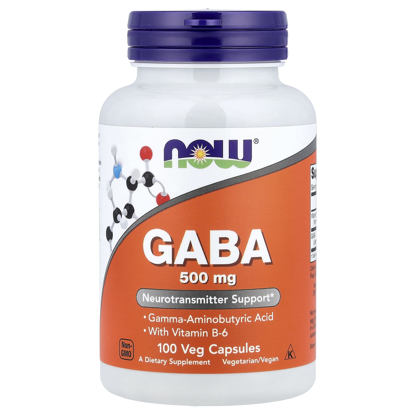 NOW GABA 500 mg 100 Capsules