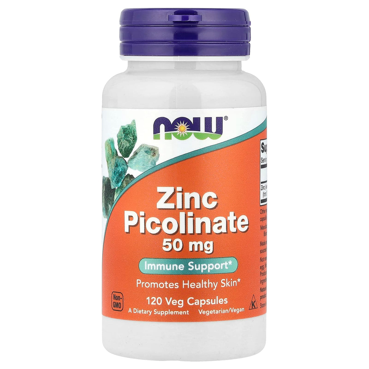 NOW Zinc Picolinate 50 mg 120 Capsules