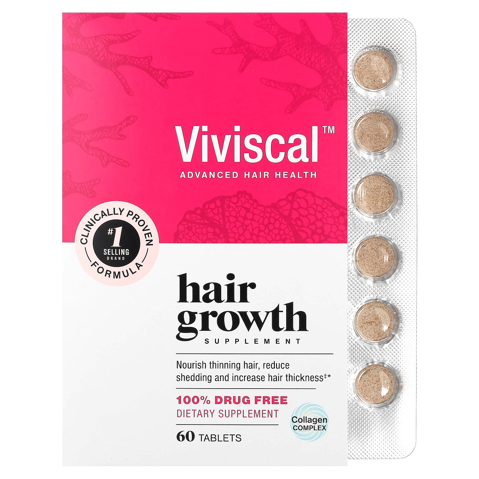 Viviscal Hair Growth Supplement 60 Tablets