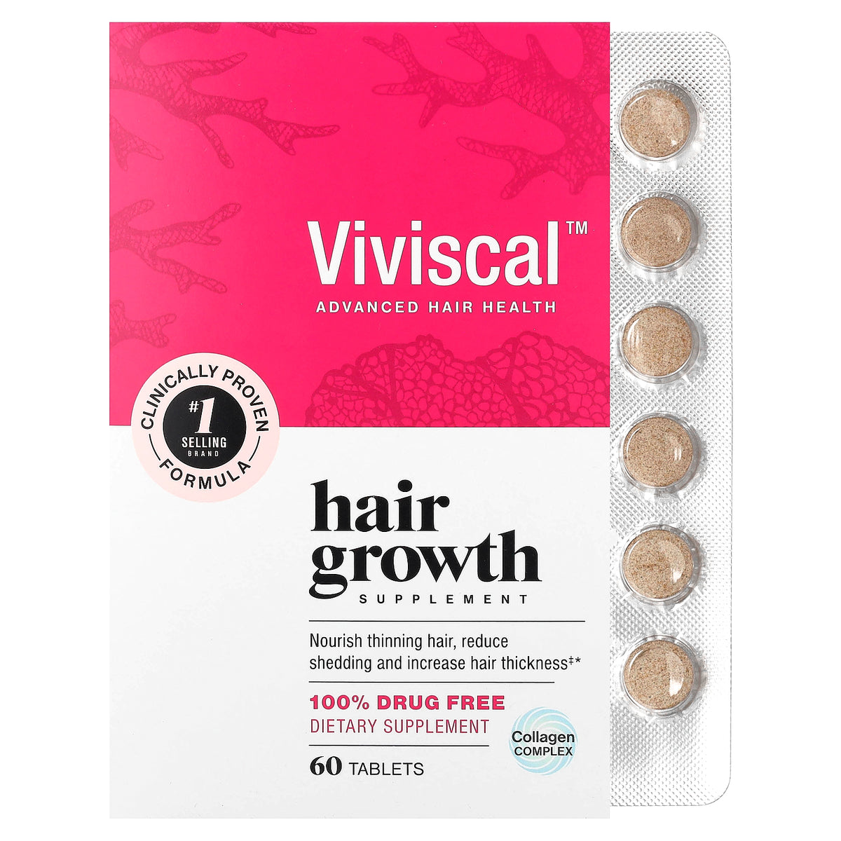 Viviscal Hair Growth Supplement 60 Tablets