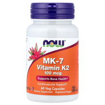NOW MK-7 Vitamin K-2 100 mcg 60 Capsules