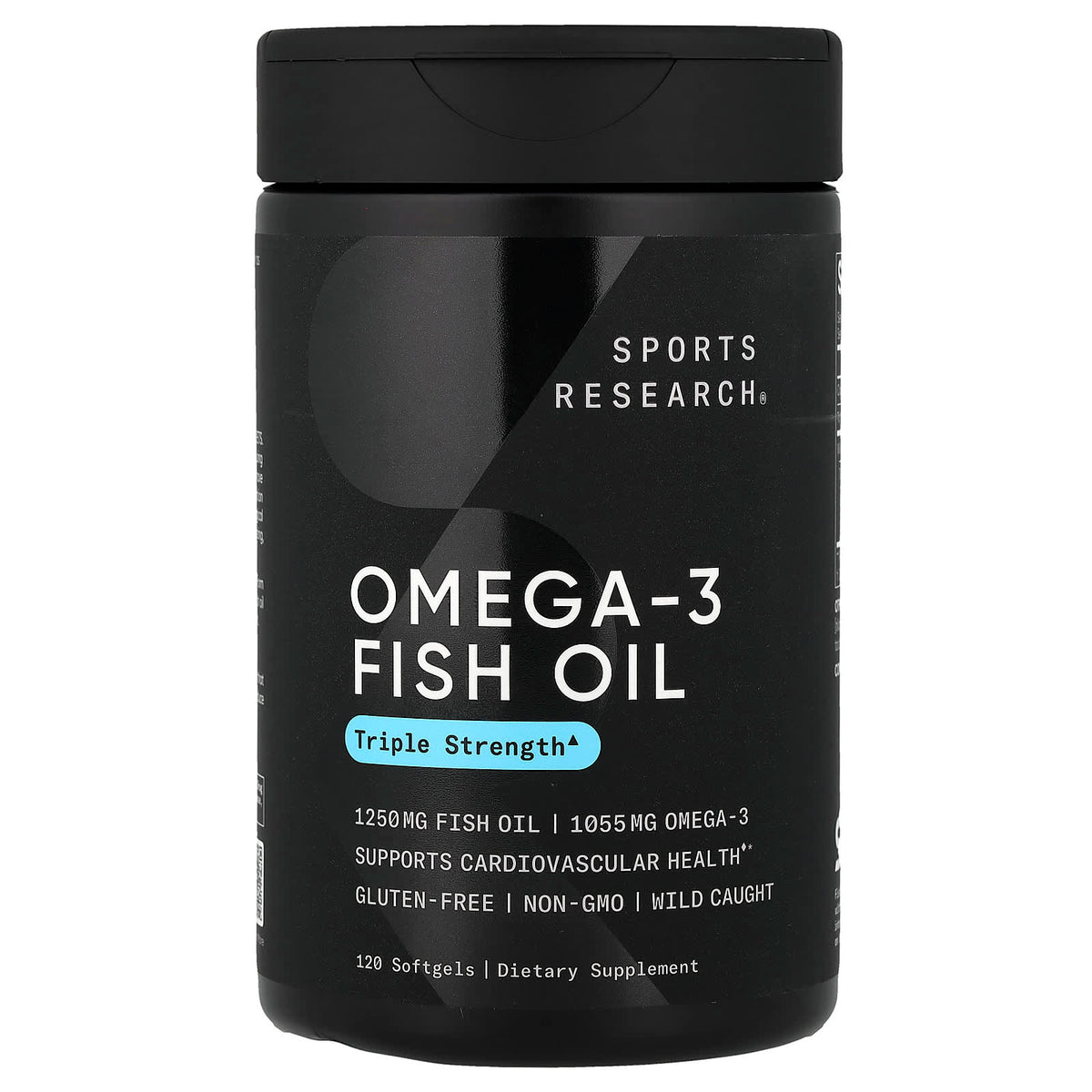 Sports Research Omega-3 Fish Oil Triple Strength 120 Softgels