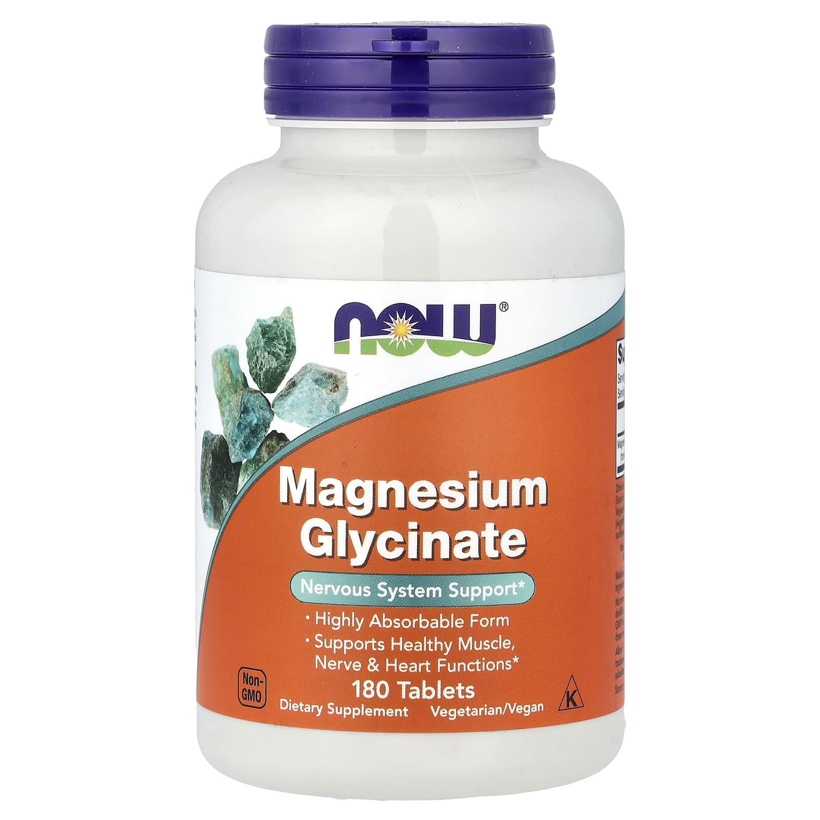 NOW Magnesium Glycinate 100 mg 180 Tablets