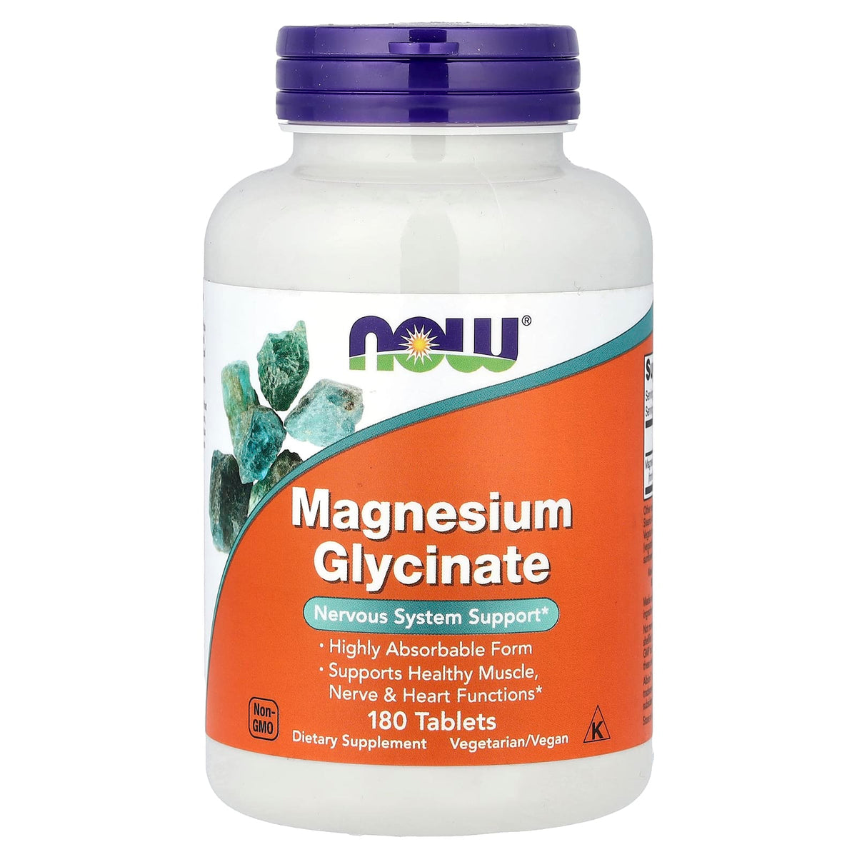 NOW Magnesium Glycinate 100 mg 180 Tablets
