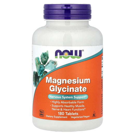 NOW Magnesium Glycinate 100 mg 180 Tablets