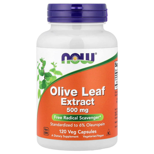 NOW Olive Leaf Extract 500 mg 120 Capsules