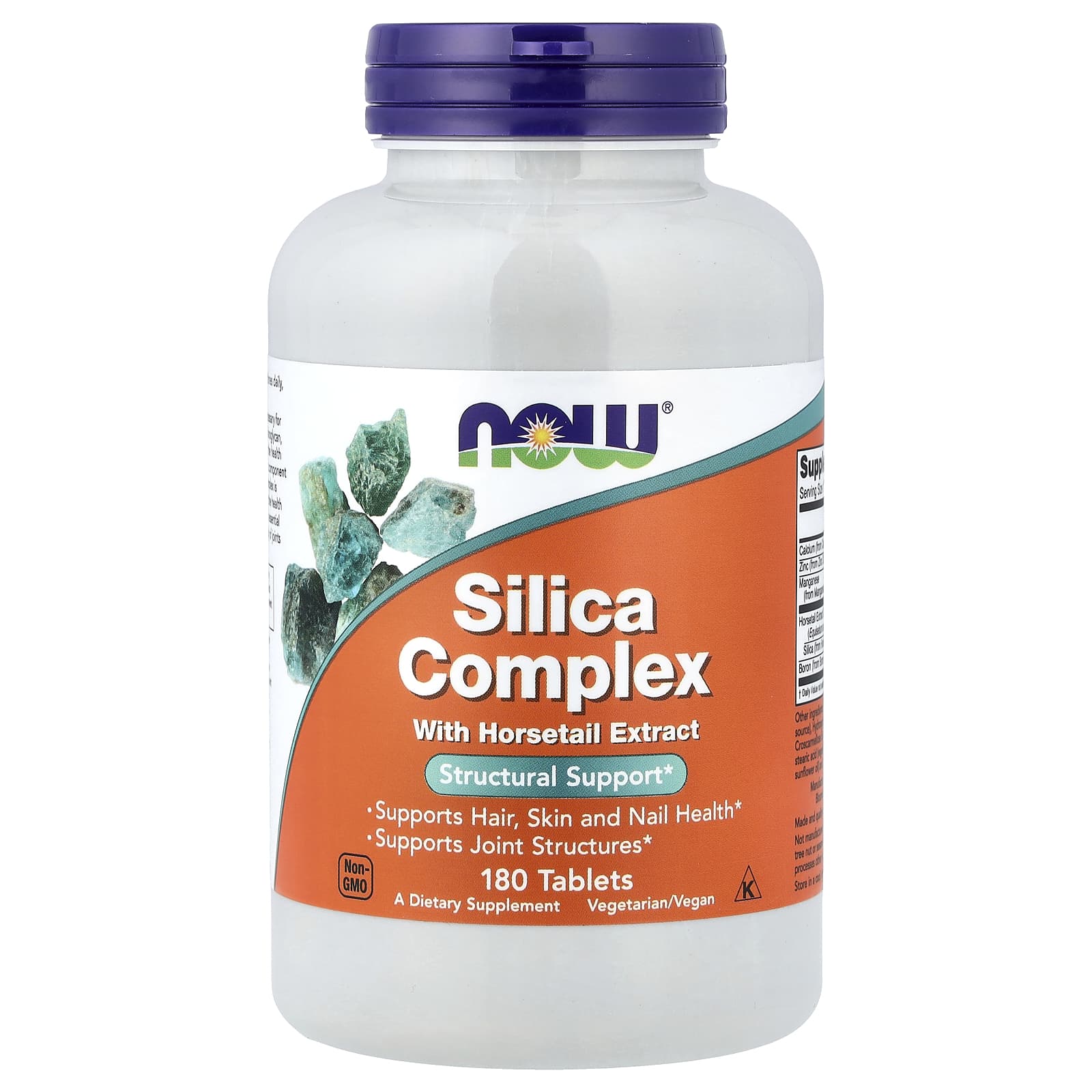 NOW Silica Complex with Horsetail Extract 180 Tablets