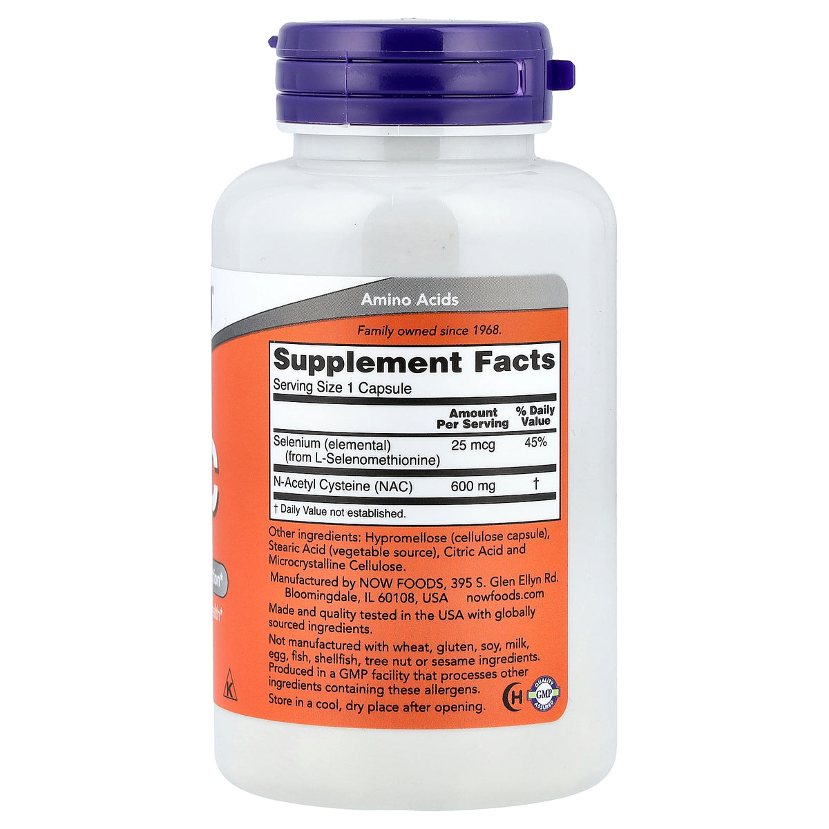 NOW NAC with Selenium 100 Capsules