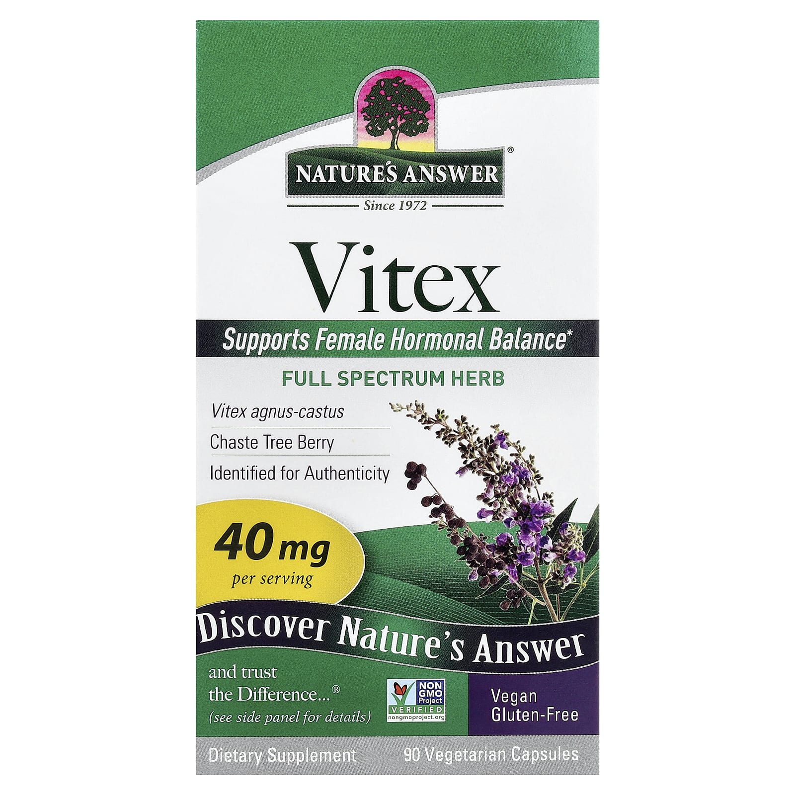 Natures Answer Vitex 40 mg 90 Capsules