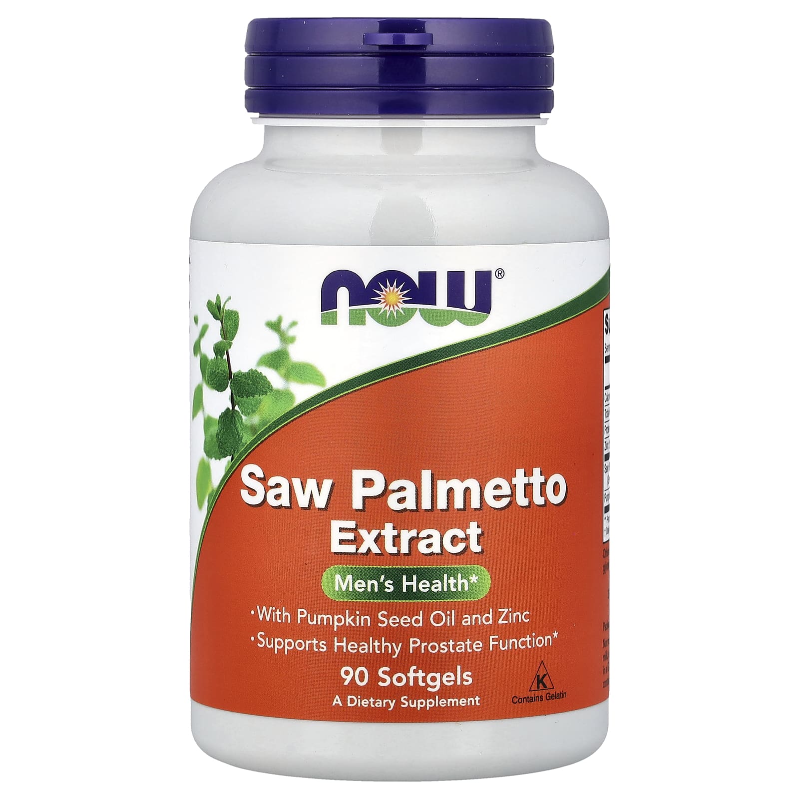 NOW Saw Palmetto Extract 90 Softgels