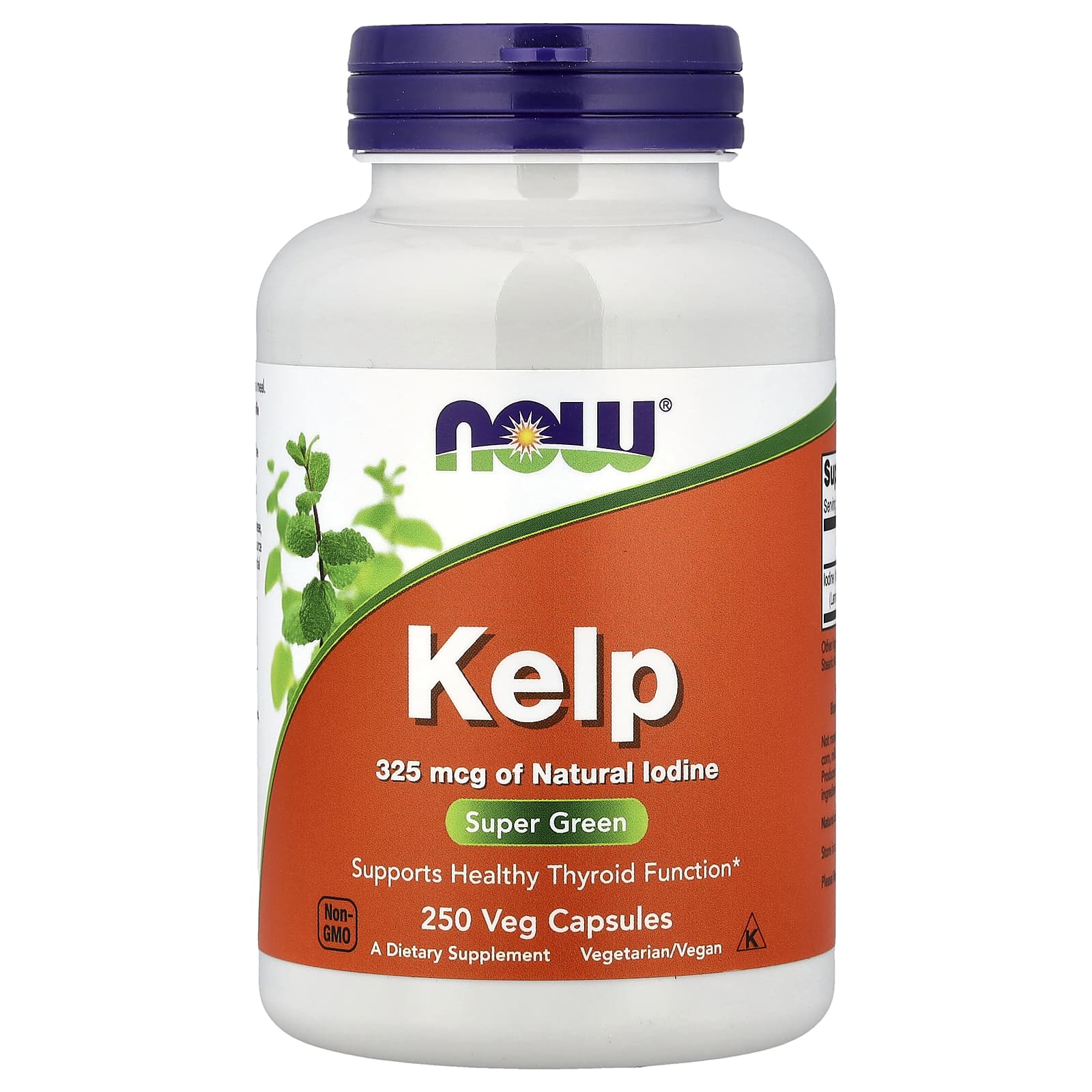 NOW Kelp 325 mcg 250 Capsules