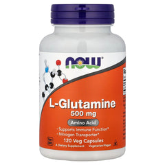 NOW L-Glutamine 500 mg 120 Capsules