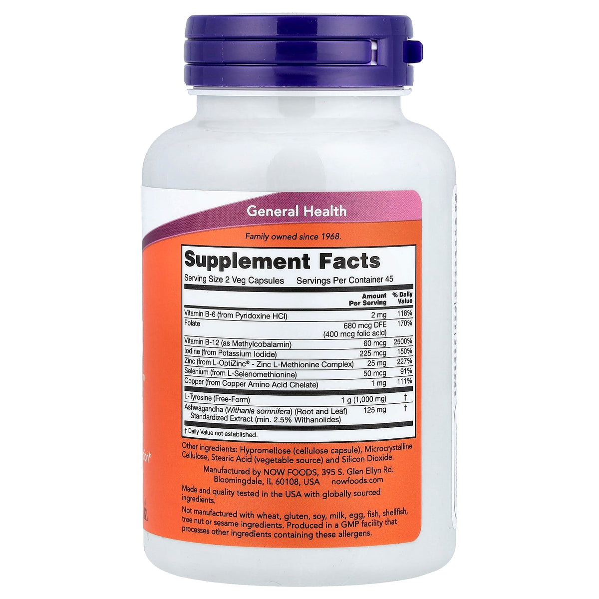 NOW Thyroid Energy 90 Capsules