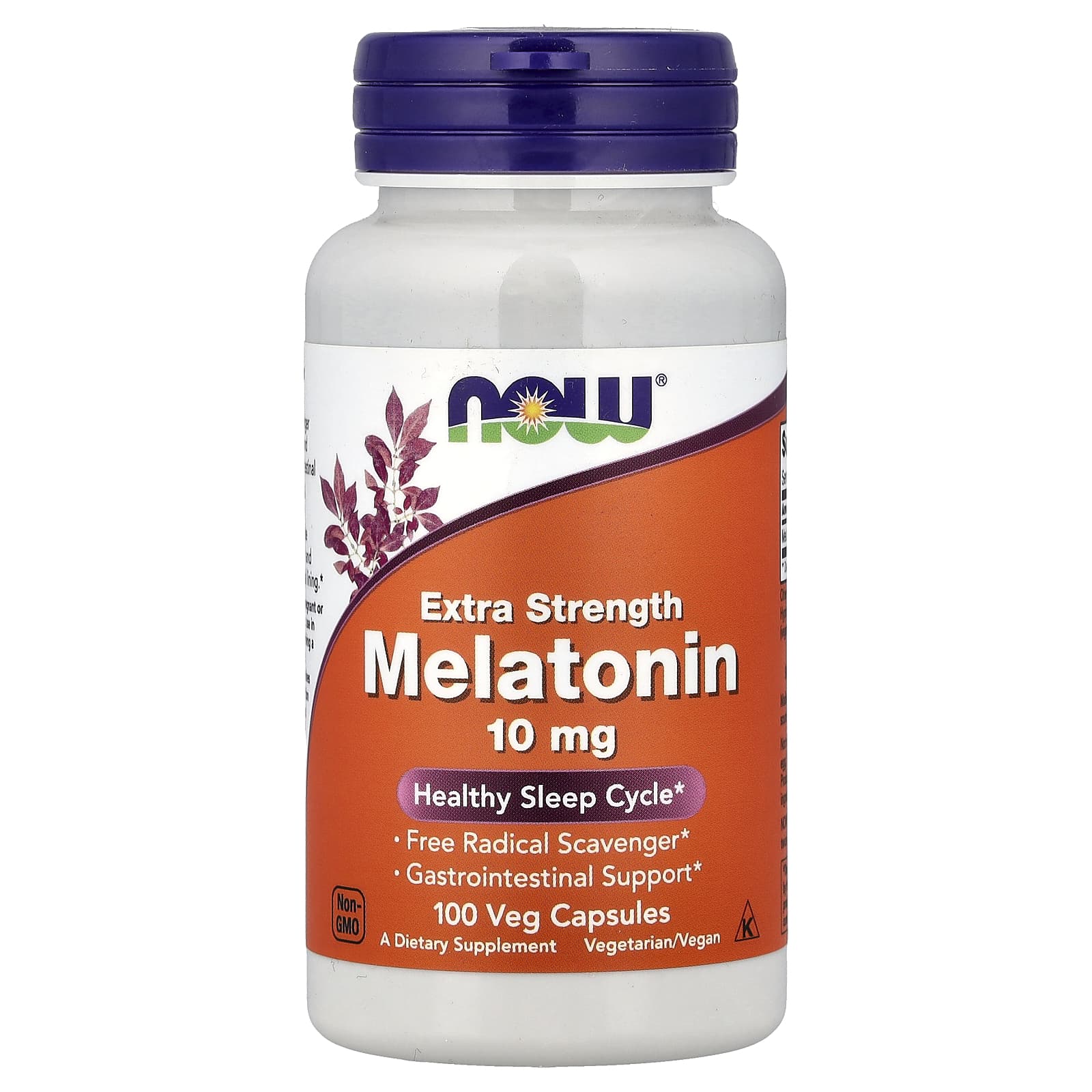 NOW Melatonin 10 mg 100 Capsules