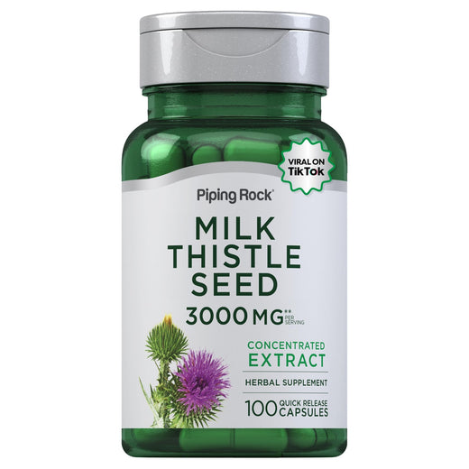 Piping Rock Milk Thistle 3000 mg 100 Capsules