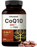 NatureBell CoQ10 with PQQ 200mg 240 Veggie Capsules