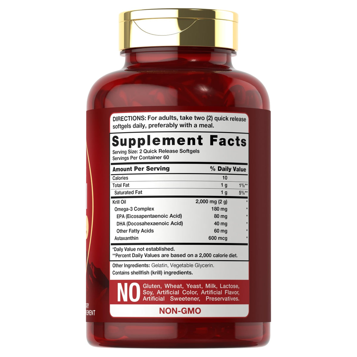 Carlyle Antarctic Krill Oil 2000mg 120 Softgels