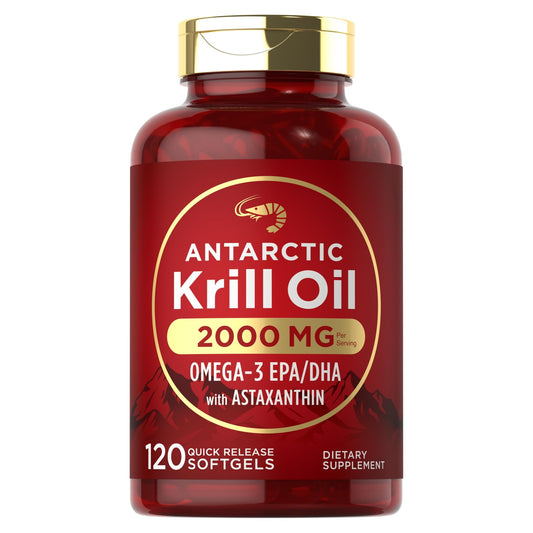Carlyle Antarctic Krill Oil 2000mg 120 Softgels