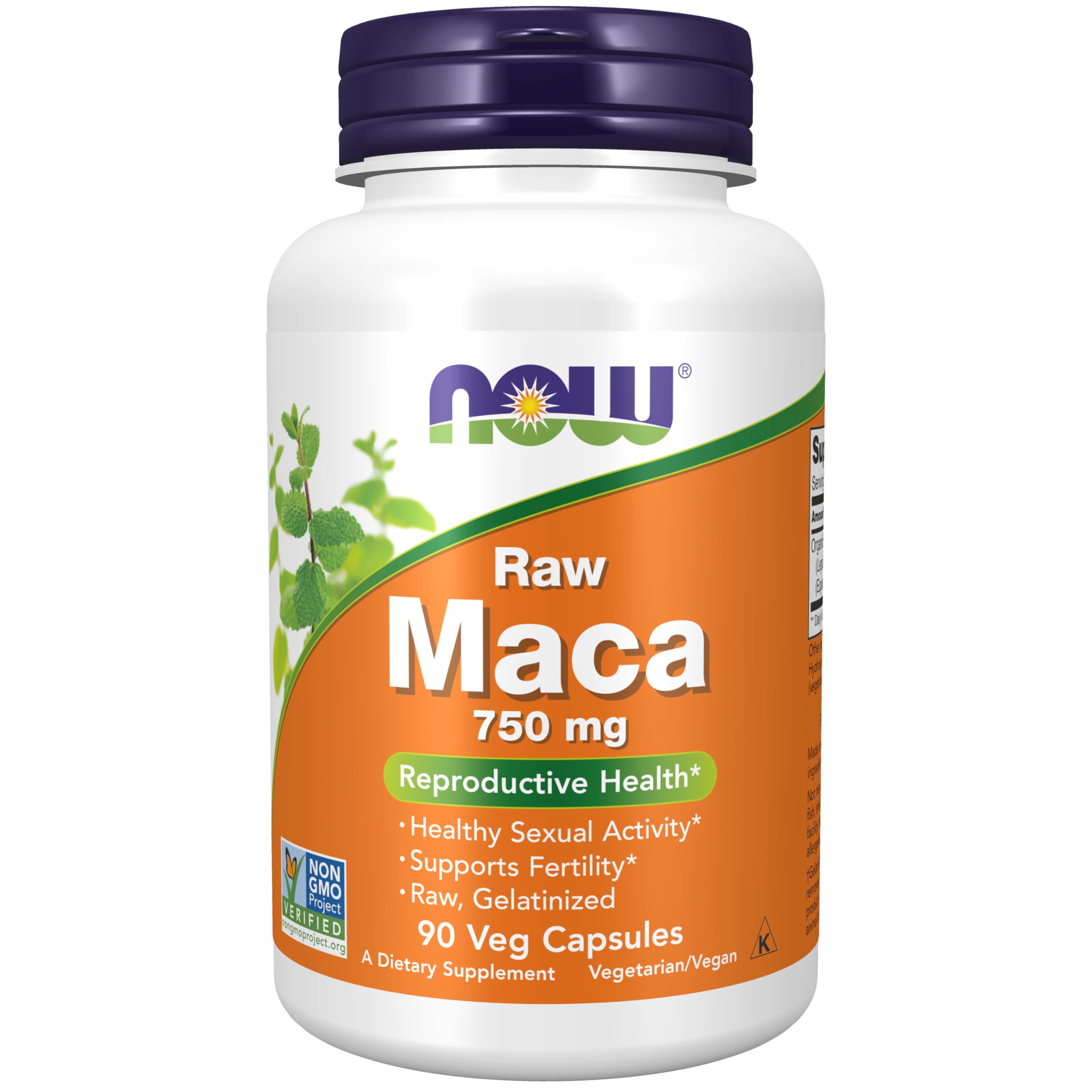NOW Maca 750 mg 90 Capsules